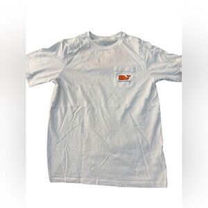 Vineyard Vines Boys Short Sleeve Basketball T-shirt in White| Size: M 12/14